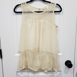 Lace Embroidered Top